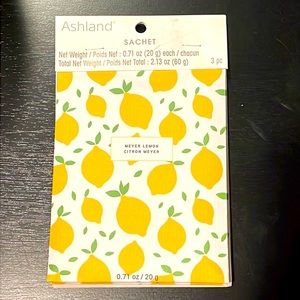 NIP🆕Ashland 🍋Lemon Scented 🍋 Sachet - 3 Pack